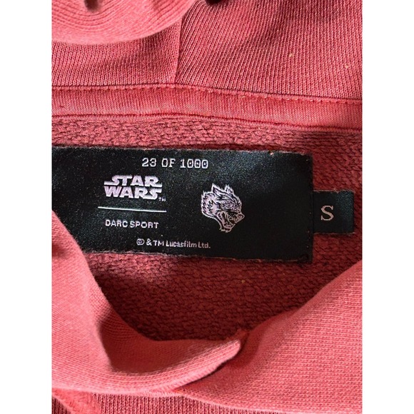 Darc Sport X Star Wars Darkside RIDE THE LIGHTNING 23 Of 1000 HOODIE ROMAN RED S - Picture 6 of 10